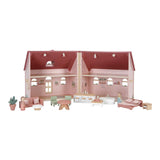 Tragbares Holzpuppenhaus