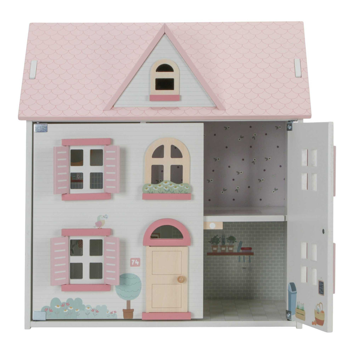 Holzpuppenhaus 20-teilig