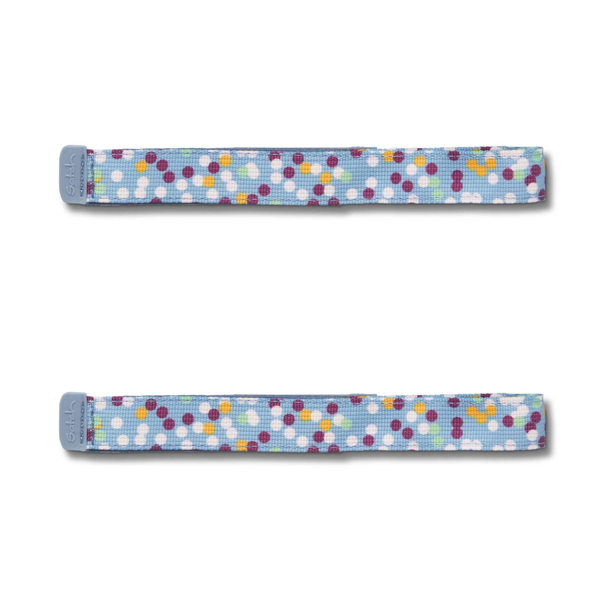 Swaps Confetti Blue satch pack accessory for customizable school backpack style