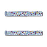 Swaps Confetti Blue satch pack accessory for customizable school backpack style