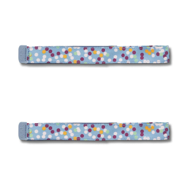Swaps Confetti Blue satch pack accessory for customizable school backpack style