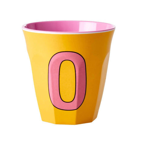 Buchstabenbecher O Melaminbecher mit Alphabet-Print 250 ml Rice Becher