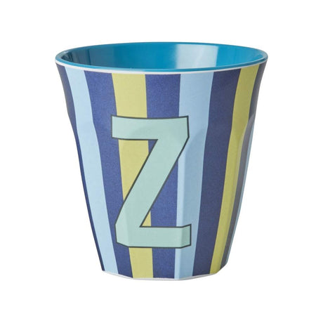 Buchstabenbecher Z Melaminbecher 250 ml mit Alphabet-Print und individuellem Design