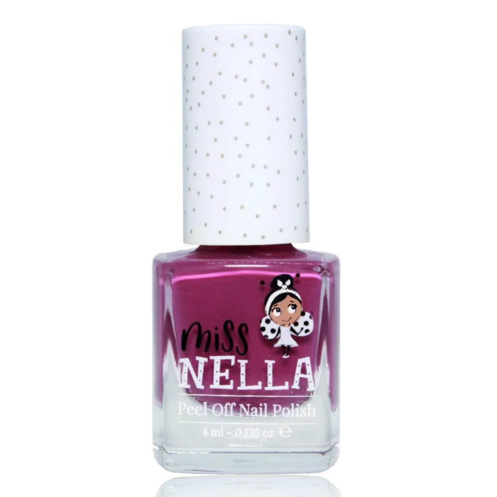 Peel-Off Nagellack Little Poppet von Miss Nella, kindersicherer, wasserbasierter, geruchloser Nagellack zum leichten Abziehen ohne Schadstoffe