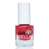 Peel-Off Nagellack Tickle Me Pink von Miss Nella, kinderfreundlich und chemikalienfrei