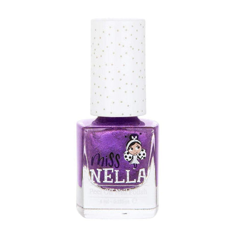 Peel-Off Nagellack Galactic Unicorn von Miss Nella in strahlendem Blau mit einfachem Abziehen, kinderfreundlich und umweltfreundlich