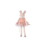 Rosa Plüschtier Maus mit Tutu und Ballettschuhen, ideal für Kinder ab 0 Jahren