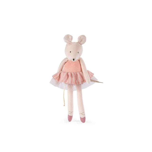 Rosa Plüschtier Maus mit Tutu und Ballettschuhen, ideal für Kinder ab 0 Jahren