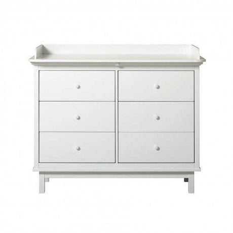 Seaside Wickelkommode mit 6 Schubladen und Wickelfunktion von Oliver Furniture