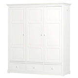 Seaside Kleiderschrank 3-türig weiß