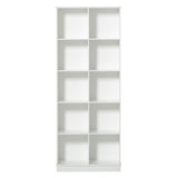 Wood Standregal 2x5 hohes nordisches Regal von Oliver Furniture mit 10 Fächern und robustem Sockel