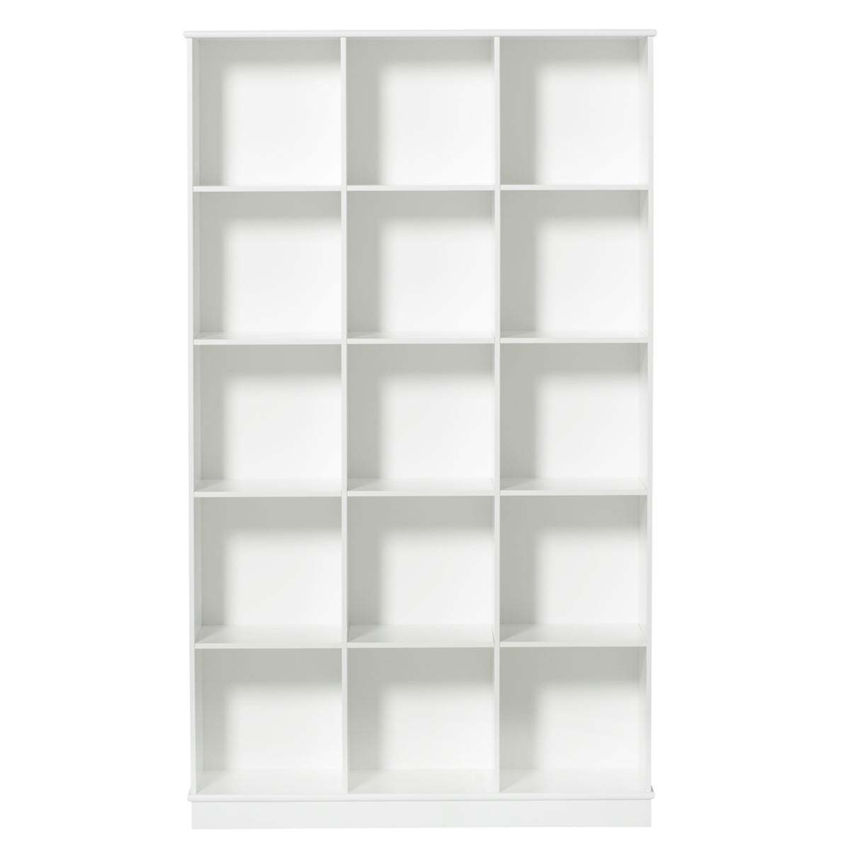 Wood Standregal 3x5 with 15 compartments, sustainable wood shelf for versatile storage