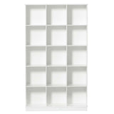 Wood Standregal 3x5 with 15 compartments, sustainable wood shelf for versatile storage