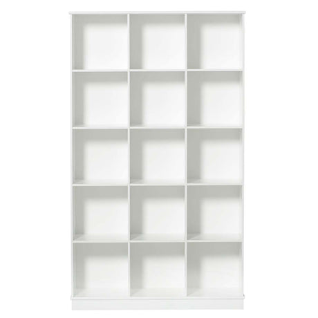 Wood Standregal 3x5 with 15 compartments, sustainable wood shelf for versatile storage