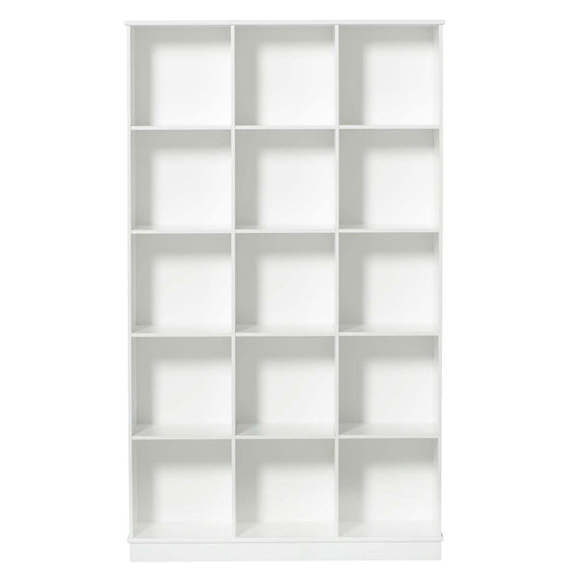 Wood Standregal 3x5 with 15 compartments, sustainable wood shelf for versatile storage