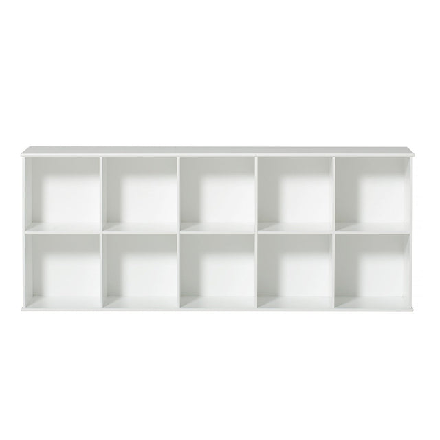 Wood Regal 5x2 Wandregal mit 10 Fächern aus nachhaltigem Holz für Kinderzimmer und vielseitige Nutzung