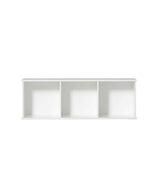 Wood Regal 3x1 mit Sockel aus der Wood Collection von Oliver Furniture, nordisches Design, vielseitig montierbar und aufstellbar