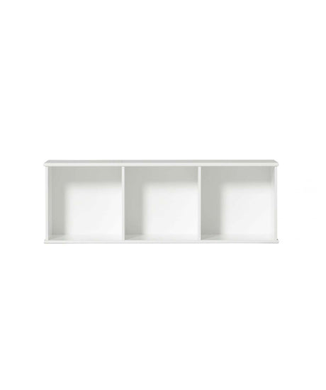 Wood Regal 3x1 mit Sockel aus der Wood Collection von Oliver Furniture, nordisches Design, vielseitig montierbar und aufstellbar
