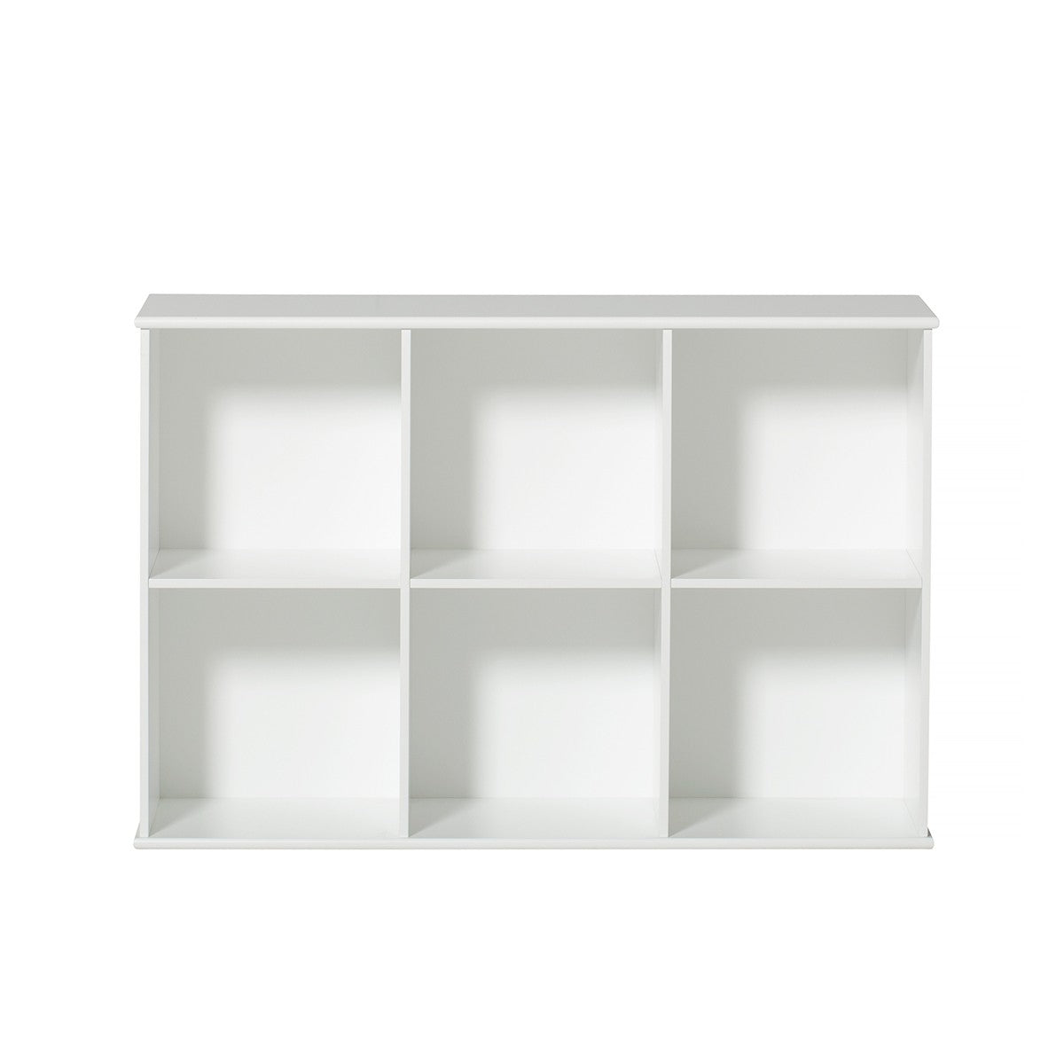 Oliver Furniture Wood Standregal 3x2 with base, Nordic wooden shelf for storage