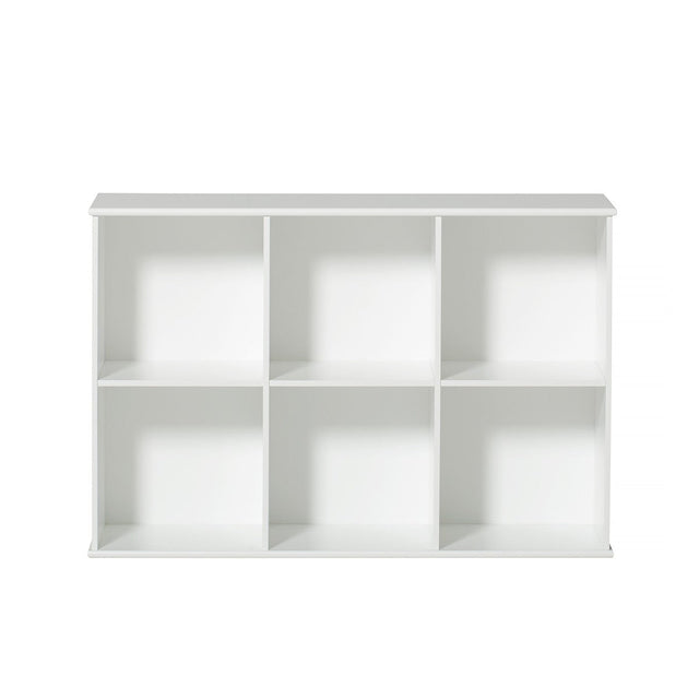 Oliver Furniture Wood Standregal 3x2 with base, Nordic wooden shelf for storage