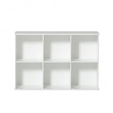 Wood Regal 3x2 von Oliver Furniture mit 6 Fächern und nordischem Design, vielseitig für Kinderzimmer und Wohnräume.