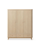 Wood Kleiderschrank 3-türig, Eiche