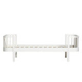 Modern weißes Wood Einzelbett 90x200 cm von Oliver Furniture mit klassischem Design