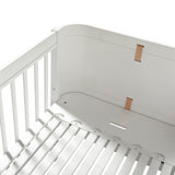 Wood Mini+ Babybett inkl. Umbauset Juniorbett (68x122/162) weiß