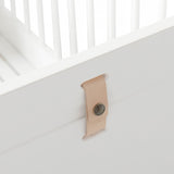 Wood Mini+ Babybett inkl. Umbauset Juniorbett (68x122/162) weiß
