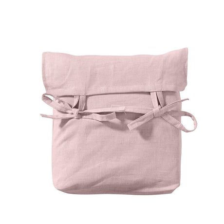 Rosa Wood Vorhang aus 100% Baumwolle für Wood Mini+ halbhohes Hochbett mit Tür und Fenster