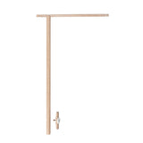 Wood Himmelstange aus Eiche zur Erweiterung des Wood Beistellbetts von Oliver Furniture