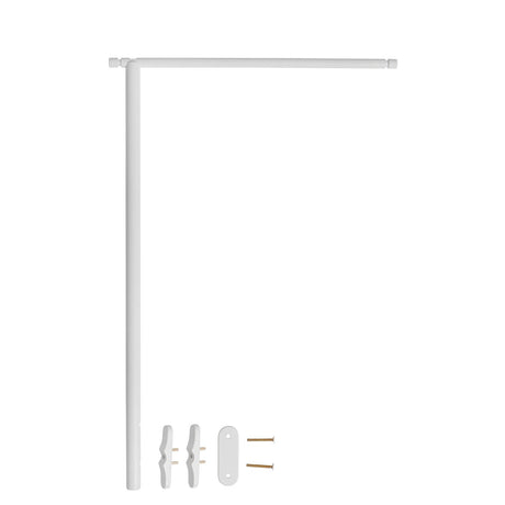 Wood Himmelstange aus Birke für Mini+ basic Bett in Weiß, 3x55x74 cm