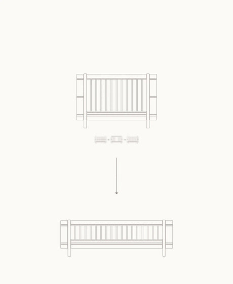 Mini+ Umbau-Set für Babybett zum Juniorbett aus Eiche mit Holz-Garantie von Oliver Furniture