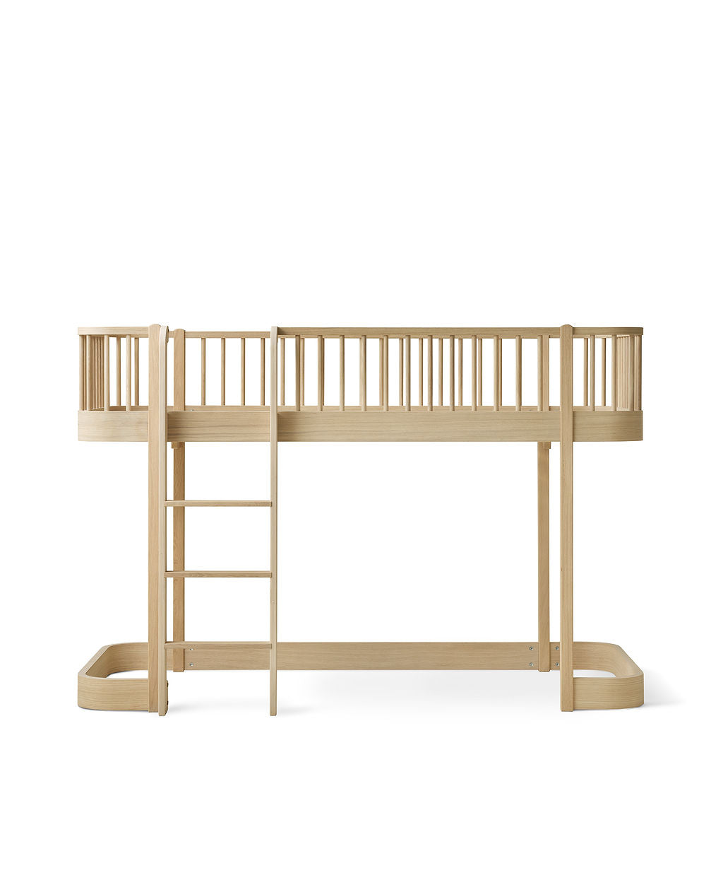 Wood Original halbhohes Hochbett, Eiche