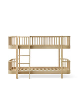 Wood Original halbhohes Etagenbett, Eiche