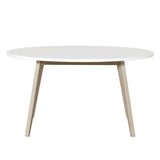 Wood Pingpong Kindertisch aus nordischer Eiche und weiß lackiertem MDF von Oliver Furniture