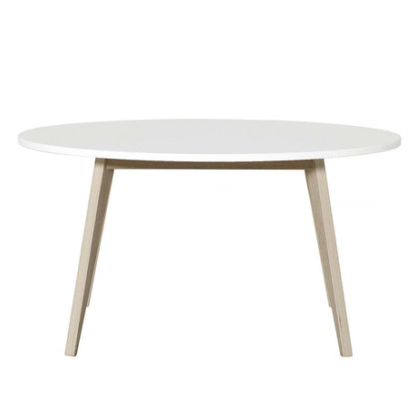 Wood Pingpong Kindertisch aus nordischer Eiche und weiß lackiertem MDF von Oliver Furniture