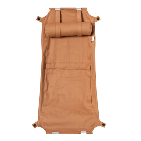 Wood Extra Kleinkindsitz karamell Kleinkindsitz aus Öko-Tex Baumwolle mit recycelter PET-Füllung, maschinenwaschbar, passend für Oliver Furniture Wippe