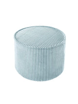 Pouffe Peppermint Green with soft corduroy cover, eco-friendly and versatile seating from Wigiwama