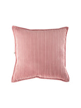 Pink Mousse Block Cushion with softmint cord cover made from recycled PET, eco-friendly and allergy-friendly for kids.