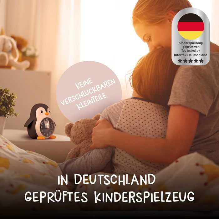 Nachtlicht & Wecker Poppy Pinguin