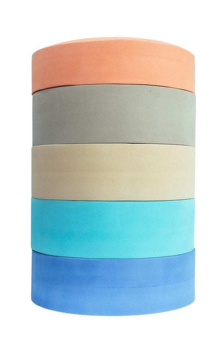 Bunter Rainbow-Stuhl aus 5 Teilen aus leichtem EVA-Schaumstoff, ideal für Kinder ab 3 Jahren zur Förderung von Motorik und Koordination