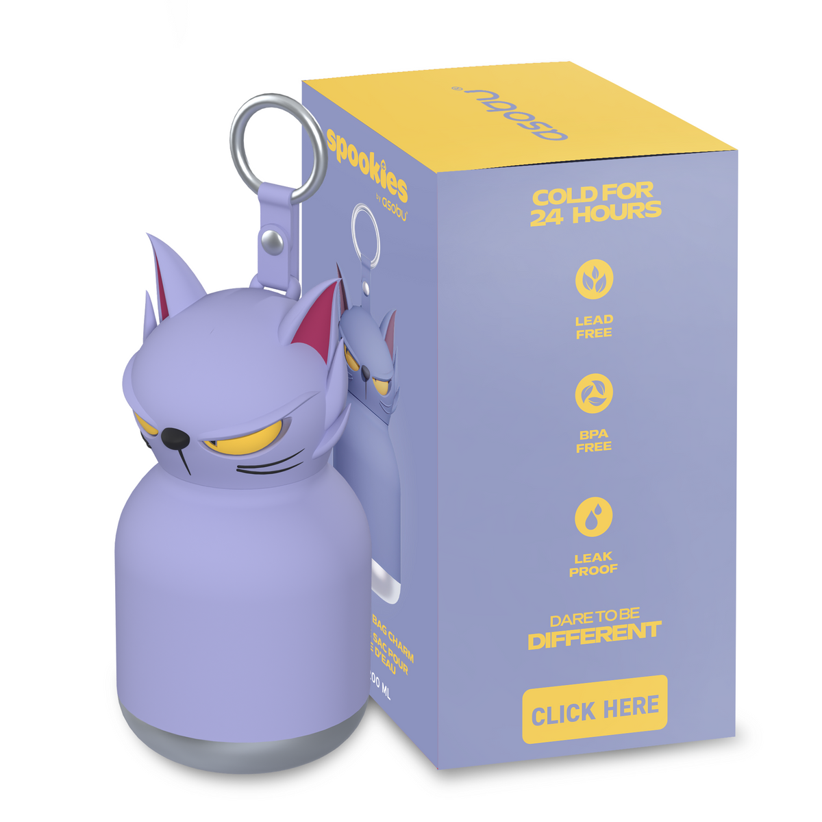 Mini Trinkflasche Spookie - Katze