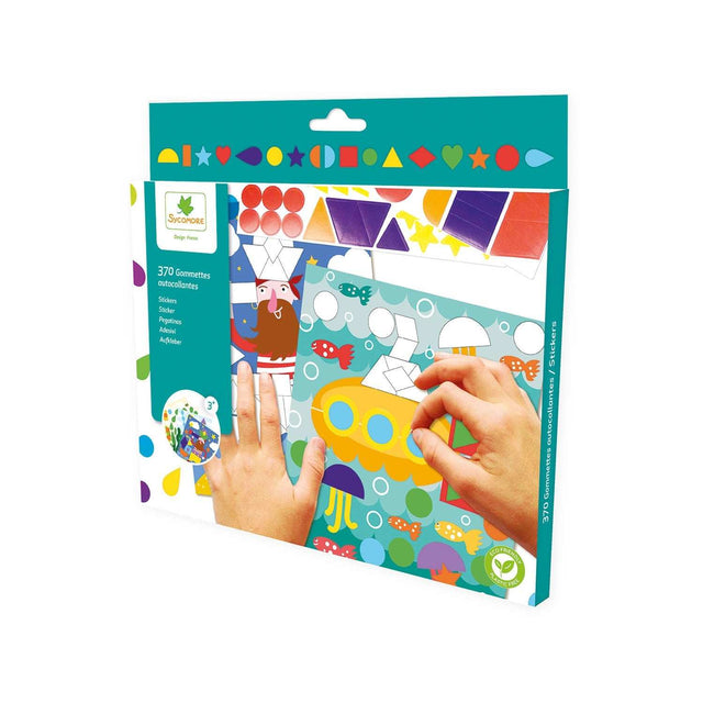Sticker-Set Formen & Farben mit bunten Aufklebern für Kinder zur Förderung motorischer Fähigkeiten