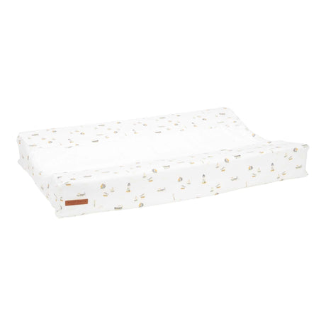 Wickelauflagenbezug Sailors Bay White aus weichem Frottee, 100% Baumwolle, OEKO-TEX zertifiziert, passend für alle Wickelauflagen, waschbar bei 30 Grad.