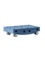 Rollbrett dunkelblau / hellblau