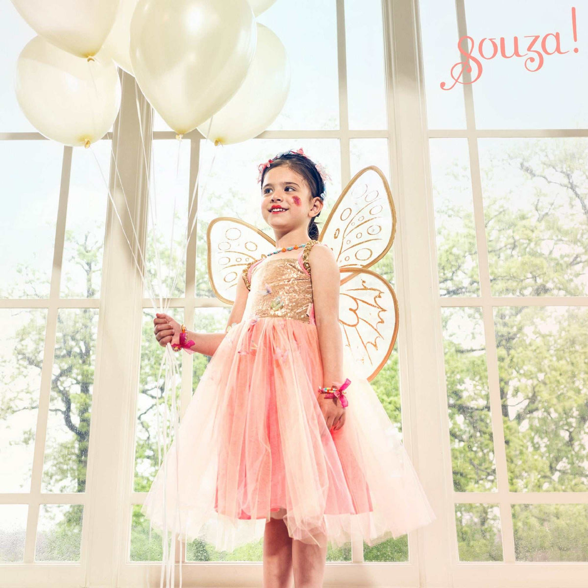 Kleid + Flügel Joanna 5-7 Jahre