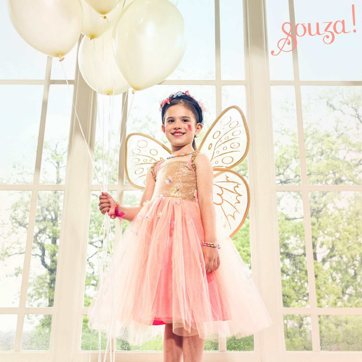 Kleid + Flügel Joanna 5-7 Jahre