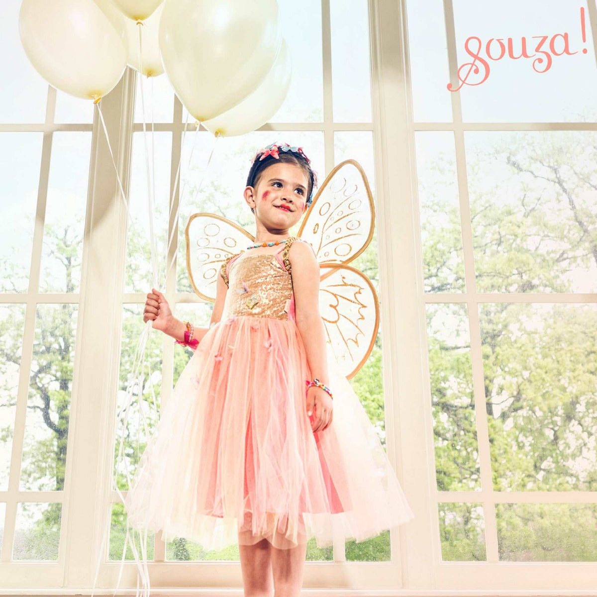Kleid + Flügel Joanna 5-7 Jahre