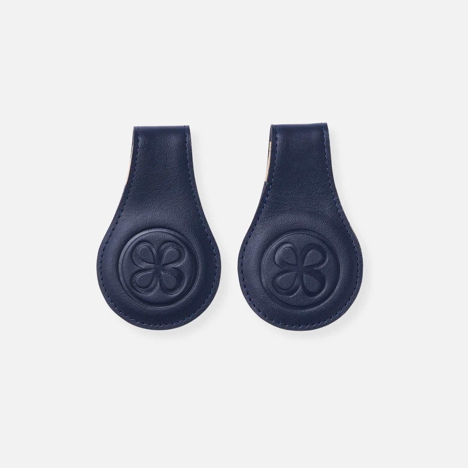 Swaddleclips aus Leder/ Navy Blue